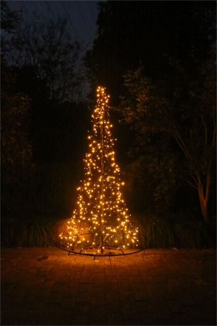 Xmas Haus All surface 2.5m 720 Gold Led Tree - 10% Twinkle in Black - Size: 1 Pack