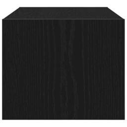 Berkfield Home TV Cabinet Black Oak 60x31x25.5 cm Engineered Wood - thumbnail 7