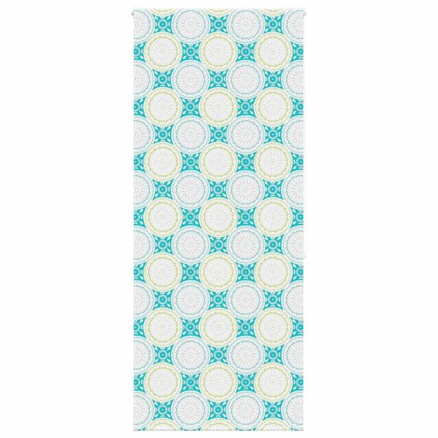 Berkfield Home Shower Roller Blind 90x240 cm Fabric Width 86 cm in Blue - image 1