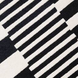 THE RUGS Ted Baker Flux Wool Handwoven Black White Geometric Rug - Size: 200 cm x 290 cm - thumbnail 4