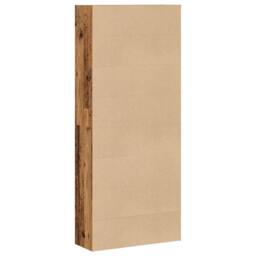 Berkfield Home Book Cabinet Old Wood 80x30x189 cm Engineered Wood in Brown - Size: 80 x 30 x 189 cm - thumbnail 6