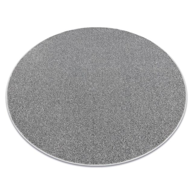 RugsX Round Moorland Rug in Grey - Size: 100 cm diameter - image 1