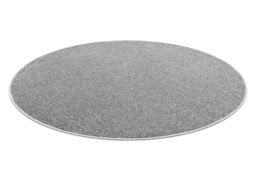 RugsX Round Moorland Rug in Grey - Size: 100 cm diameter - thumbnail 3
