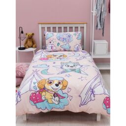 Paw Patrol Sleepover Duvet Cover Set in Pink - Size: Single - thumbnail 2
