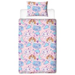 Paw Patrol Sleepover Duvet Cover Set in Pink - Size: Single - thumbnail 3