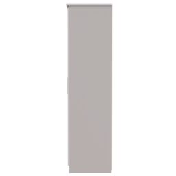 Ready Assembled 2 U Windsor Tall Double Hanging Wardrobe (Ready Assembled) in Taupe - thumbnail 2