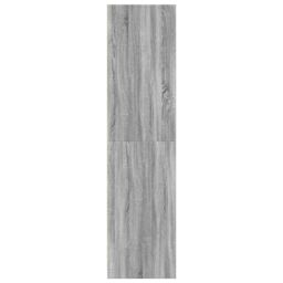 Berkfield Home Wardrobe Grey Sonoma 30x50x200 cm Engineered Wood - Size: 30 x 50 x 200 cm - thumbnail 5