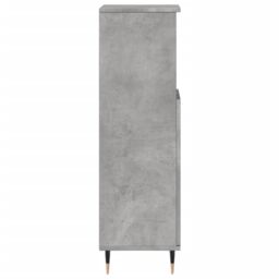 Berkfield Home Bathroom Cabinet Concrete Grey 30x30x100 cm Engineered Wood - Size: 30 x 30 x 100 cm - thumbnail 5