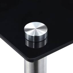 Berkfield Home Nesting Tables 3 pcs Black Tempered Glass - thumbnail 6