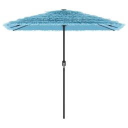 Berkfield Home Garden Parasol with Steel Pole Blue 248x248x248 cm - Size: 248 x 248 x 248 cm - thumbnail 4