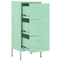 Berkfield Home Storage Cabinet Mint 42.5x35x101.5 cm Steel in Green - thumbnail 6