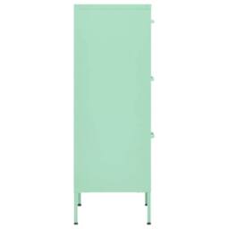 Berkfield Home Storage Cabinet Mint 42.5x35x101.5 cm Steel in Green - thumbnail 4