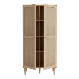 Furniture To Go Calasetta Display Cabinet in Light Oak - thumbnail 6