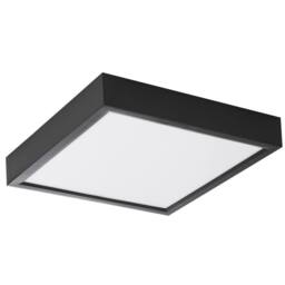 Netlighting Puccy Flush Ceiling Light Black LED Dimmable 3000K - thumbnail 1