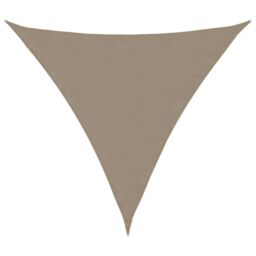 Berkfield Home Sunshade Sail Oxford Fabric Triangular 3x3x3 m Taupe - thumbnail 2