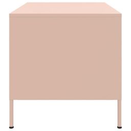 Berkfield Home Coffee Table Pink 68x50x50.5 cm Steel - thumbnail 6