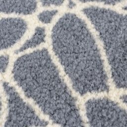 JVL Mega Doormat - 50x75cm, Floral in Blue - Size: 75 cm x 150 cm - thumbnail 3