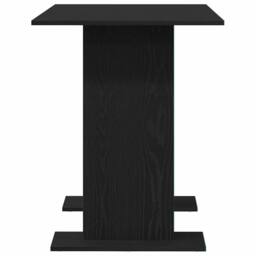 Berkfield Home Modern Dining Table Black Oak 110x60x75 cm Engineered Wood - Size: 110 x 60 x 75 cm - thumbnail 6