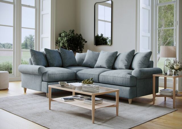 The Great Sofa Company Beatrice 1 Corner 2 Faro Denim in Blue