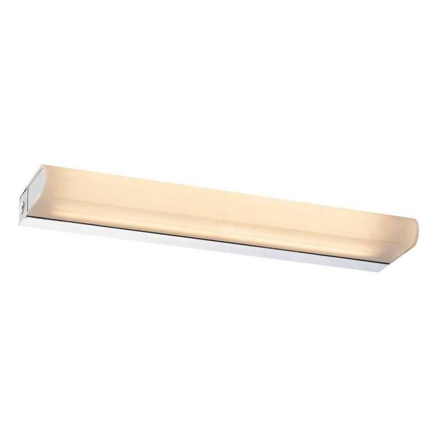 Netlighting Modern LED Wall Lamp Chrome Warm White 3000K 1230lm in Grey