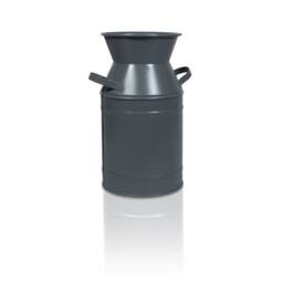 St Helens Vintage Metal Milk Churn Planter Grey - thumbnail 1