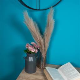 St Helens Vintage Metal Milk Churn Planter Grey - thumbnail 3