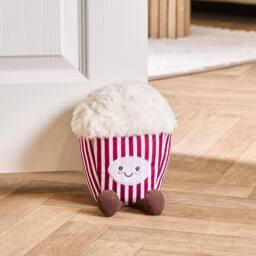 OHS Novelty Character Fleece Decorative Weighted Doorstop in Red - thumbnail 1