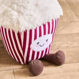OHS Novelty Character Fleece Decorative Weighted Doorstop in Red - thumbnail 2