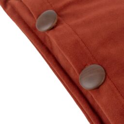 Furn . Effron Washed Velvet Polyester Filled Cushion in Red - thumbnail 4