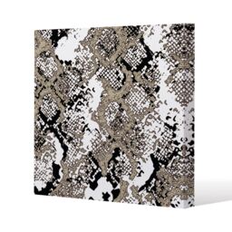 Benjamin Tate Design Grunge Pattern (Canvas Print) / 46 x 46 x 4cm in Natural - Size: 46 x 46 x 4 cm - thumbnail 1