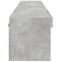 Berkfield Home TV Cabinets with LED Lights 2 pcs Concrete Grey 60x30x30 cm - Size: 60 x 30 x 30 cm - thumbnail 9