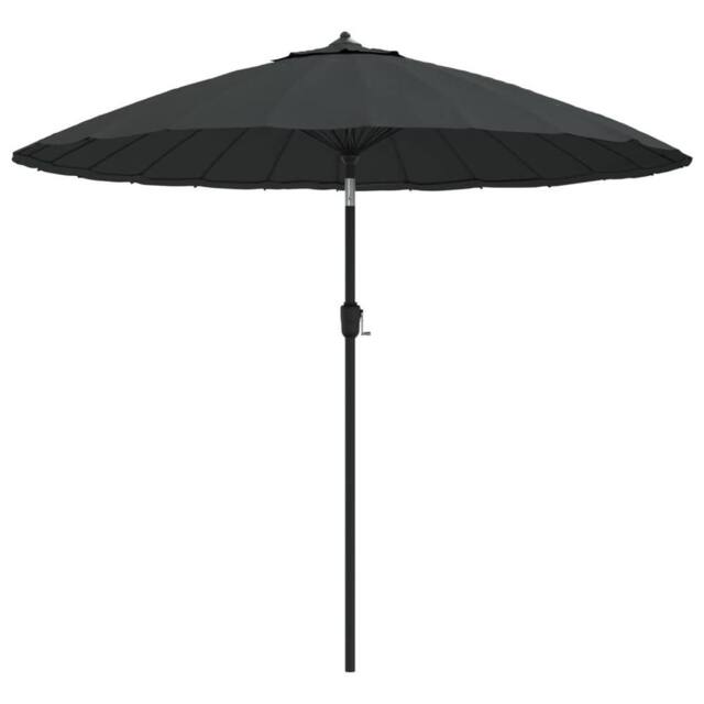 Berkfield Home Outdoor Parasol with Aluminium Pole 270 cm Anthracite in Black - image 1