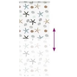 Berkfield Home Shower Roller Blind with Cassette 100x240 cm Fabric Width 96 cm in White - thumbnail 5