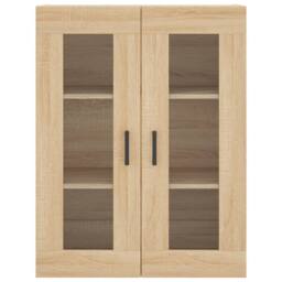 Berkfield Home Highboard Sonoma Oak 69.5x34x180 cm Engineered Wood in Light Tan - thumbnail 6