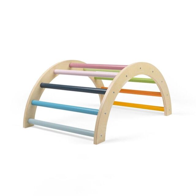 Bigjigs Toys Wooden Arched Climbing Frame Toy in Natural - image 1
