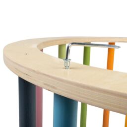 Bigjigs Toys Wooden Arched Climbing Frame Toy in Natural - thumbnail 3