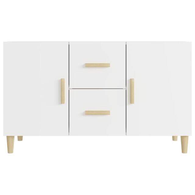 Berkfield Home Sideboard White 100x36x60 cm Engineered Wood - Size: 100 x 36 x 60 cm - image 1