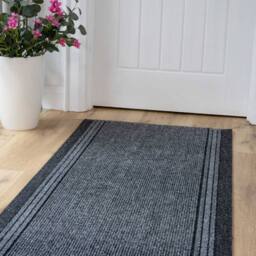Kukoon 3ft - 39ft Long Grey Hallway Runner Rug Stair Carpet Mat - Size: 66 cm x 91 cm - thumbnail 5