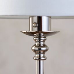 Pagazzi Fable Polished Chrome Rechargeable Touch Floor Lamp in Silver - thumbnail 4