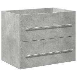Berkfield Home 2 Piece Bathroom Furniture Set Concrete Grey Engineered Wood - thumbnail 8