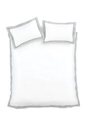 Bianca 'Mayfair' 200 Thread Count Cotton Duvet Cover Set in White - Size: Single - thumbnail 5