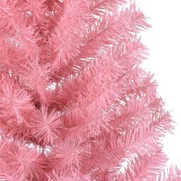 Berkfield Home Beautiful Artificial Pre-lit Christmas Tree with 150 LEDs Pink 15 - thumbnail 8