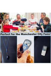 Manchester City F.C. Christmas Crackers 6 Pack Football Gift Xmas Festive Decor - thumbnail 4