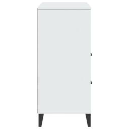 Berkfield Home Bookcase VIKEN White 80x40x90 cm Engineered Wood - Size: 80 x 40 x 90 cm - thumbnail 7