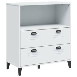 Berkfield Home Bookcase VIKEN White 80x40x90 cm Engineered Wood - Size: 80 x 40 x 90 cm - thumbnail 1
