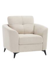 More4Homes Solna 1+2 Seater Scandi Style Fabric Living Room Sofa Set in Beige - thumbnail 5