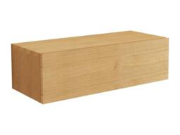 Vente-unique Wall-Hung Mindi Wood Vanity Unit - 95 Cm - TIDORE in Light Oak - thumbnail 5