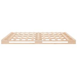 Berkfield Home Beautiful Bed Frame 180x200 cm Super King Solid Wood Pine in Light Oak - thumbnail 8