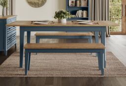 Baumhaus Signature Blue Extending Dining Table - Size: 1 Pack - thumbnail 5