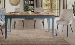 Baumhaus Signature Blue Extending Dining Table - Size: 1 Pack - thumbnail 3